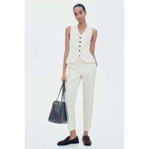 H&M(เอชแอนด์เอ็ม) กางเกงทรงทรงตรงขาเรียว ผู้หญิง 751471_22