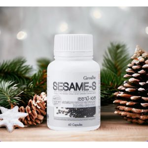 (ขายดี)กิฟฟารีนงาดำ ช่วยยับยั้งการเกิดเซลล์มะเร็ง ลดความดัน บำรุงกระดูก มีเซซามินเข้มข้น