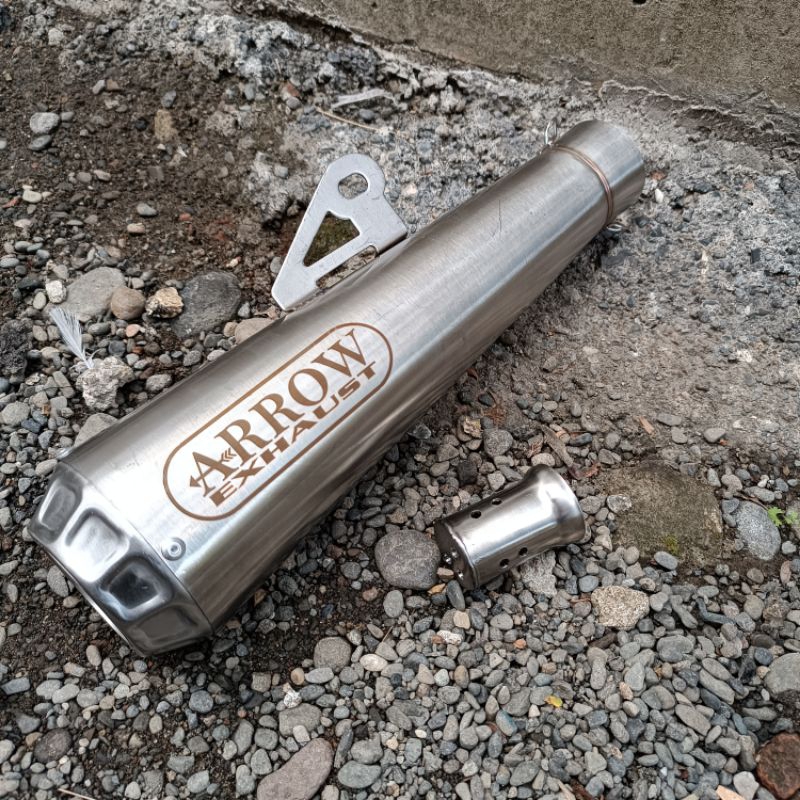 Arrow Exhaust Stainless And Db killer inlet 51mm Only