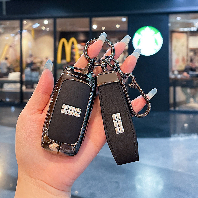 ใช้ได้กับเคสกุญแจ Geely EX5 L6 Shell Buckle รุ่นปี 2025 สำหรับผู้ชายและผู้หญิง ฝาครอบกุญแจ E8 อุปกรณ์เสริมรถยนต์