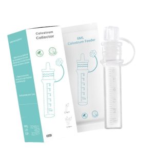 melody * 2 ชิ้น Colostrum Collector Easy Breastfeed Milk Storage Solution Colostrum รวบรวมคอนเทนเนอร์หลอดสําหรับ Newb
