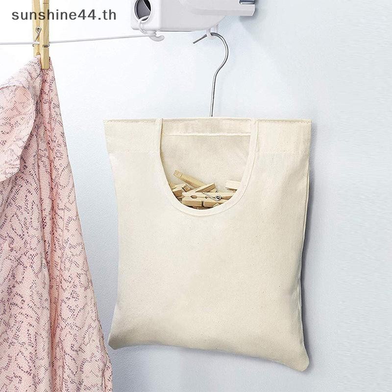 Foursun ที่หนีบผ้าเก็บกระเป๋าบ้านกลางแจ้งแขวนล้างทําความสะอาดได้หนีบผ้ากระเป๋าความจุแขวนกระเป๋าห้องน้ําถุงเก็บ TH