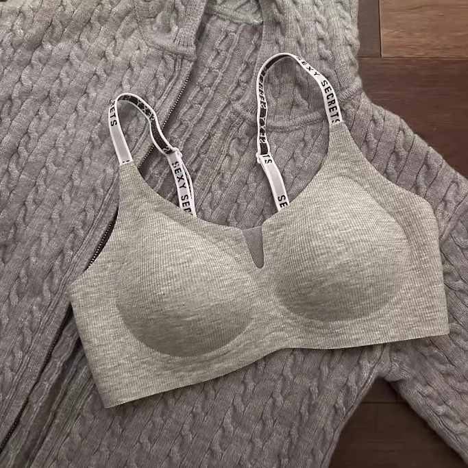 ชุดชั้นในเจลลี่ไร้รอยต่อหญิงหน้าอกเล็กรวบรวมนักเรียนชุดชั้นในไร้สาย