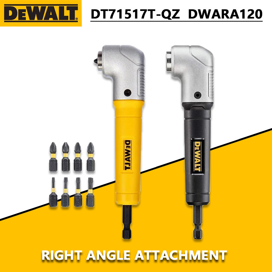 Dewalt DT71517T-QZ DWARA120 90°มุมขวาสิ่งที่แนบมา IMPACT READY Driver อุปกรณ์เสริมเครื่องมือไฟฟ้า