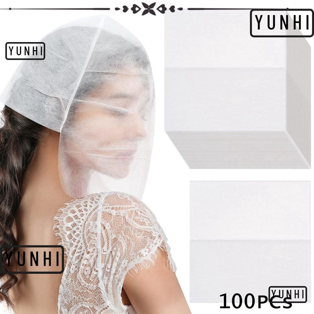 Yunhi Face Makeup Protector Hood, เครื่องสําอางทิ้งแต่งหน้าสําหรับผู้หญิง Dressing งานแต่งงาน Supply สบาย Breathable Beauty แต่งหน้าหมวกป้องกัน