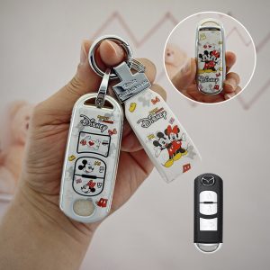 ปลอกกุญแจรถยนต์ Mazda3 mazda 6 cx4 cx5 cx3 cx30 Mazda2 2020 2023 2024 เคสกุญแจรถยนต์ เคสกุญแจรีโมทรถยนต์