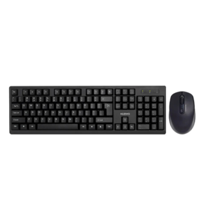 WIRELESS KEYBOARD & MOUSE (คีย์บอร์ดและเมาส์ไร้สาย) NUBWO NKM629 BLACK