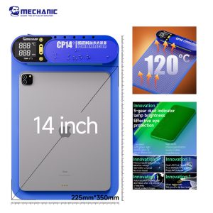 Mechanic CP14+ LCD Screen Remover แผ่นทําความร้อน 14 นิ้ว 120°C 150W สําหรับโทรศัพท์มือถือ iPad หน้าจอ Disassembly Repair Station เครื่องมือ