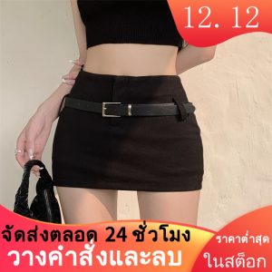 คุณภาพดีราคาถูก ขนาดใหญ่สีดํากระโปรงผู้หญิงฤดูร้อนสไตล์ใหม่กระโปรงสั้นเอวสูง บริสุทธิ์ ความต้องการ เซ็กซี่แน่นกระชับกระโปรงสะโพกอินเทรนด