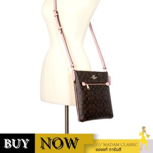 Coach กระเป๋าสะพายข้าง C1554 ROWAN FILE BAG IN SIGNATURE CANVAS (IMTL9) BY:Madamclassic