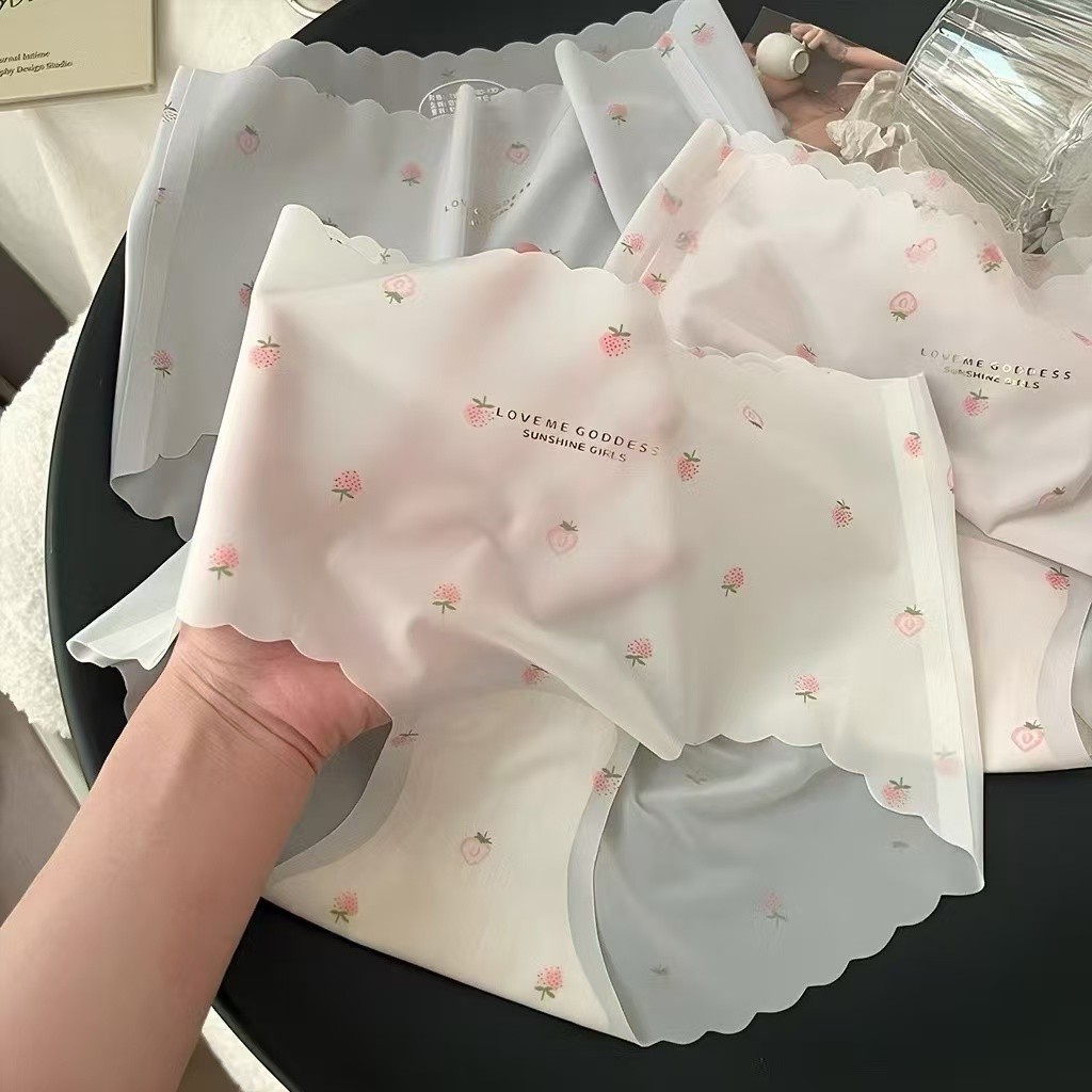 พร้อมส่งจ้า กางเกงใน ไร้ขอบ กางเกงชั้นใน ผู้หญิง ลดอับชื้น ต้านแบคทีเรีย เรียบเนียนไปกับผิว สวมใส่สบาย