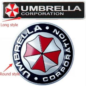 # Sale # ร่มอลูมิเนียมอัลลอยด์ 3D Corporation Resident Evil Decals ป้ายตกแต่ง .