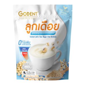 โกเด้นท์ เครื่องดื่มลูกเดือยสูตรโปรตีนสูง ผสมถั่วเหลือง ไม่มีน้ำตาล (ขนาด 125 กรัม) 1ถุงบรรจุ5ซอง