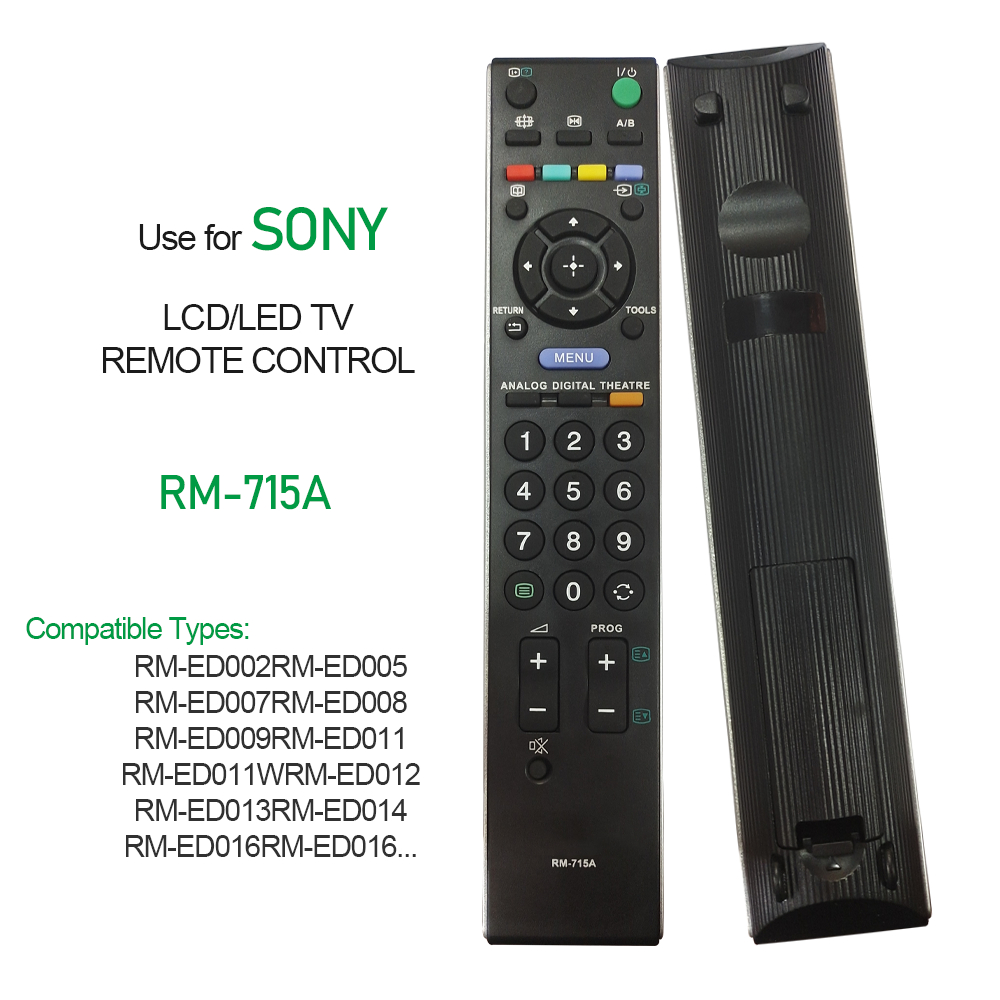 [Nilank] รีโมทสากล remote รีโมททีวี SONY LED LCD TV รีโมท (ไม่จำเป็นต้องตั้งค่า และสามารถใช้งานได้โดยตรง) RM-715A