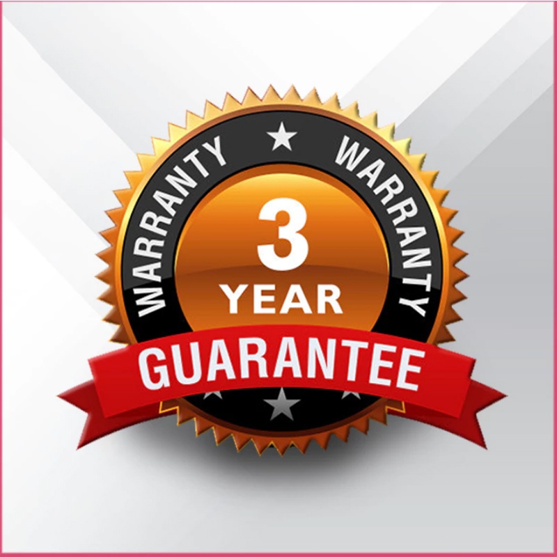 รับประกันสินค้า 3 ปี + บริการหลังการขายเต็มรูปแบบ