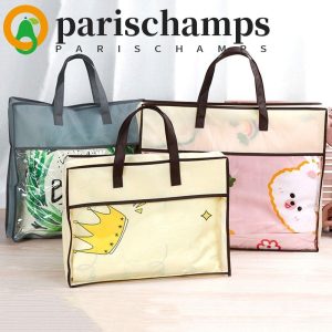 ปารีสchamps ถุงเก็บเสื้อผ้าแบบใส, ถุงเก็บผ้านวมกันฝุ่นผ้าไม่ทอ, ถุงจัดระเบียบของเล่นกันความชื้นกันน้ําความจุขนาดใหญ่ที่ใช้งานได้จริงสําหรับบ้าน