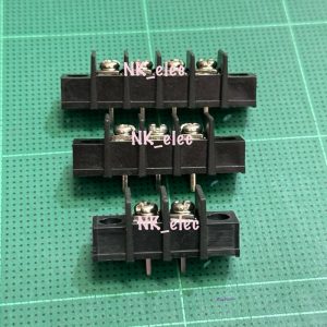 KF55CM-10.0 เทอร์มินอล บล็อค แบบลง PCB มีปีกยึดน็อต ระยะขา 10MM ราคาต่อ 1 ชิ้น