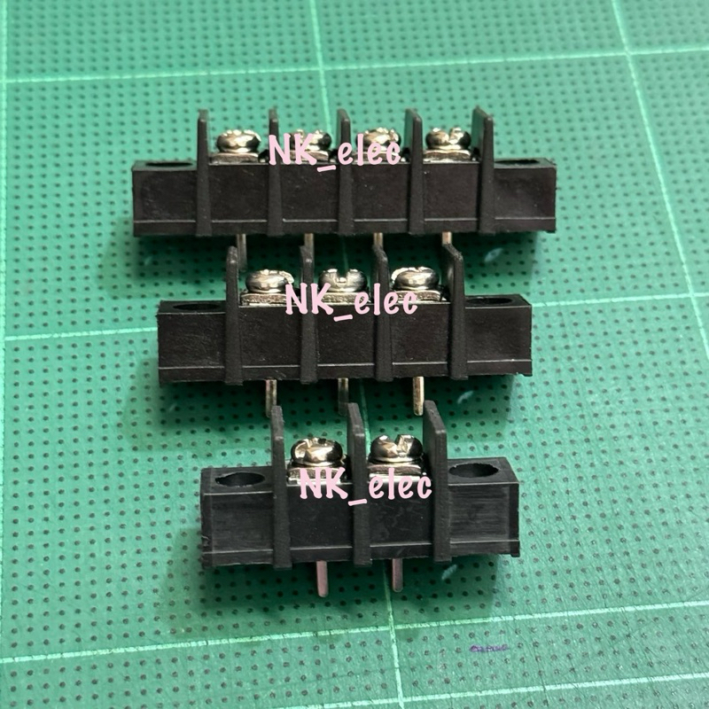 KF55CM-10.0 เทอร์มินอล บล็อค แบบลง PCB มีปีกยึดน็อต ระยะขา 10MM ราคาต่อ 1 ชิ้น