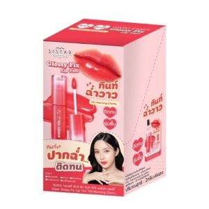 ( ยกกล่อง ) ลิปทินท์ฉ่ำวาว ลิปน้ำเชื่อม Sistar Glossy Fix Lip Tint ( มีให้เลือก 5 สี )