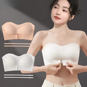 Swift Bra บราสตรี บราไร้โครง ดันทรงเว้าหลังสวย กันลื่น เนื้อนุ่ม บราแบบเกาะอก บราแบบบาง