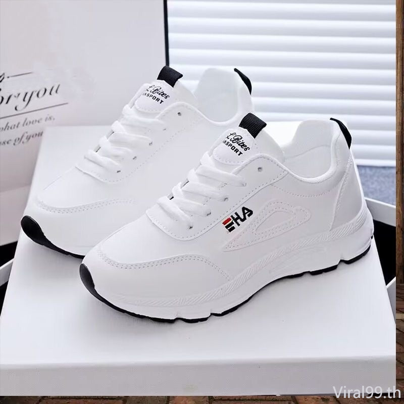 รองเท้ากีฬา รองเท้าวิ่งลําลอง สีขาว แฟชั่นฤดูใบไม้ผลิ และฤดูใบไม้ร่วง สไตล์เกาหลี สําหรับผู้หญิง Z5LQ 2023