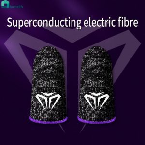 ปลอกนิ้วถุงมือกันเหงื่อสวมนิ้วโทรศัพท์มือถือถุงมือเล่นเกมนิ้วหัวแม่มือบ้าน