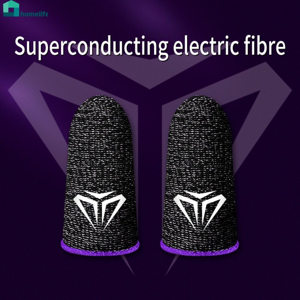 ปลอกนิ้วถุงมือกันเหงื่อสวมนิ้วโทรศัพท์มือถือถุงมือเล่นเกมนิ้วหัวแม่มือบ้าน