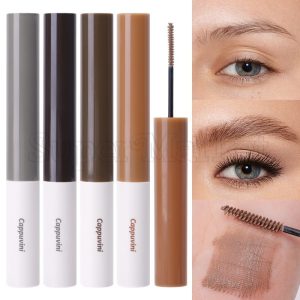 Cappuvini Eyebrow Dye Cream – มาสคาร่าแปรงเกลียว – Quick-drying Eyebrow Enhancer – เจลเขียนคิ้ว – กันน้ํา ติดทนนาน Mudge-Proof – แต่งตา