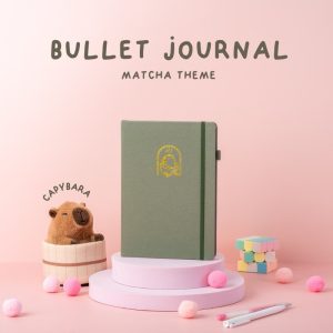Bullet journal – Capybara matcha theme (iamcutebook)