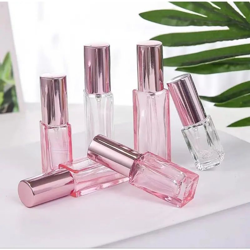ขวดน้ำหอมเหลี่ยม 3ml 5ml 10ml ฝาสเปรย์อลูมีเนียม ขวดกีกี้ ขวดลูซี่ ขวดมาดาม ขวดเทสเตอร์ ขวดสเปรย์จิ๋ว ขวดสเปรย์มินิมอล