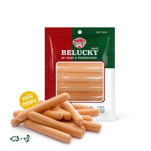 Belucky บีลัคกี้ Hotdog 4″ Crispy skin ฮอทดอก 4 นิ้ว หนังกรอบ ( 185g / 500g / 1,000g )