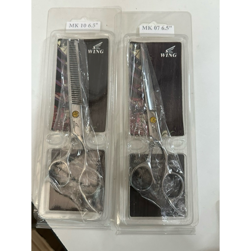 กรรไกรตัดผม wing 6.5” กับ6“ กรรไกรตัด กรรไกรซอย
