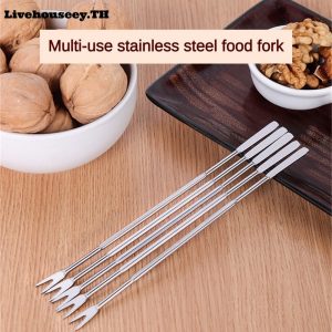 เข็มอาหารทะเล สะดวก Gourmet เครื่องมือเข็มสแตนเลสทนทานบนโต๊ะอาหาร Walnut เข็มปลอดภัยกินเครื่องมือปูทําความสะอาด Tick Crab เข็ม