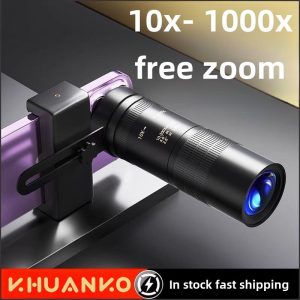 เลนส์สําหรับโทรศัพท์ เลนส์ apexel เลนส์มาโคร เลนส์ซูมสําหรับโทรศัพท์ 10-1000X เลนส์โทรศัพท์ กล้อง เลนส์เทเลโฟโต้ huanko