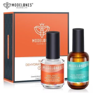 Modelones Dehydrator Primer Set 15ml น้ำยาไล่ความชื้นไพรเมอร์เล็บ ยึดติดทนนาน เล็บเคลือบเงาเล็บ