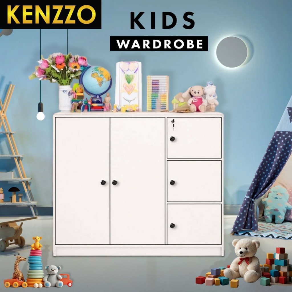 พร้อมส่ง!! Kenzzo: ตู้เสื้อเด็ก ตู้เสื้อผ้า ตู้เสื้อผ้าเด็ก 3/4/5 ลิ้นชัก ลิ้นชักเก็บของ ตู้เก็บของ Children Cabinet