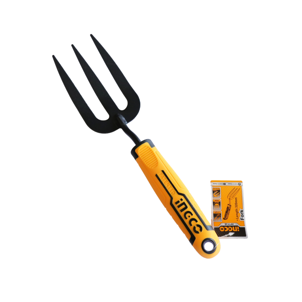 ส้อมพรวนดิน INGCO รุ่น HFTF38 ส้อมทำสวน 320มม.