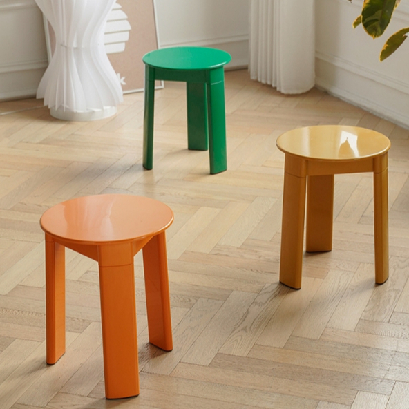 พร้อมส่ง เก้าอี้ เก้าอี้พลาสติค ใช้ในคาเฟ่ สไตล์มินิมอล มี3สี รุ่นสเปน