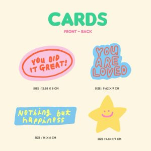 **ทักแชทขอโค้ด** การ์ดอวยพร การ์ดของขวัญ Card พิมพ์หน้า-หลัง (CA_010-13) ⭐️