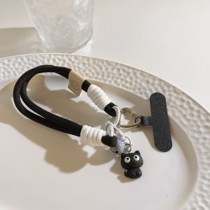 [PYDM] Influencer ins สายรัดข้อมือแบบสั้นเคสโทรศัพท์เชือกเส้นเล็กเชือกไนลอนสกปรกเชือกเส้นเล็กนักเรียนน้องสาวกระเป๋านักเรียนเครื่องประดับ