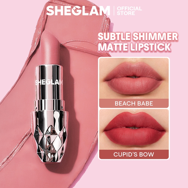 SHEGLAM Starlight Velvet Lipstick-10 สี Shimmer Matte Long Lasting ลิปสติก Nourishing Silky Smooth ลิปสติก