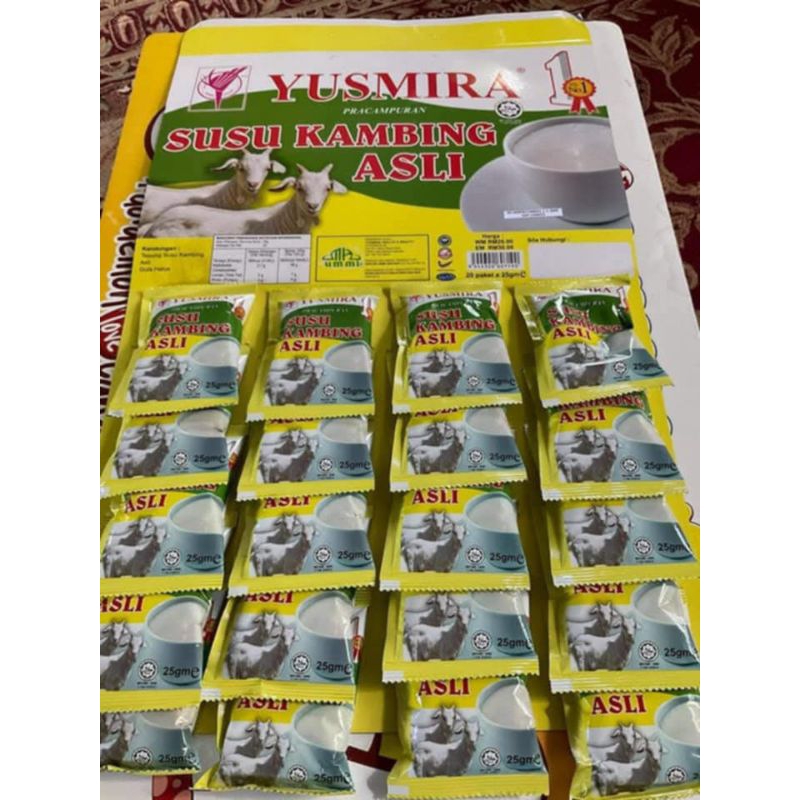 นมแพะมาเลแบ่งขายซองละ 6 บาท