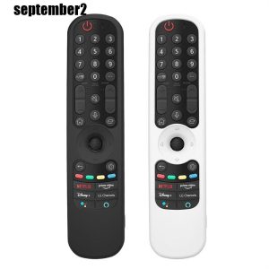 SEPTEMBER กรณีรีโมทคอนโทรลซิลิโคนสมาร์ททีวีสําหรับ LG AN-MR21GC สําหรับ LG MR21N สําหรับ LG MR21GA กันกระแทกรีโมทคอนโทรล Protector