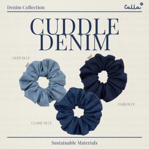 ยางมัดผมยีนส์ – Cuddle Denim Collection – Calla ✿ ( New Collection )