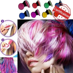 สีผมชอล์กผงชั่วคราวสเปรย์ผม ทําเอง ผู้หญิงความงามย้อมจัดแต่งทรงผมแบบพกพาผมสี ค0ฉัน4