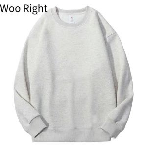 (จัดส่งตลอด 24 ชั่วโมง)Woo Right  ผู้ชายฤดูหนาวแฟชั่นกีฬาสไตล์สบาย ๆ เสื้อกันหนาวแขนยาว 22