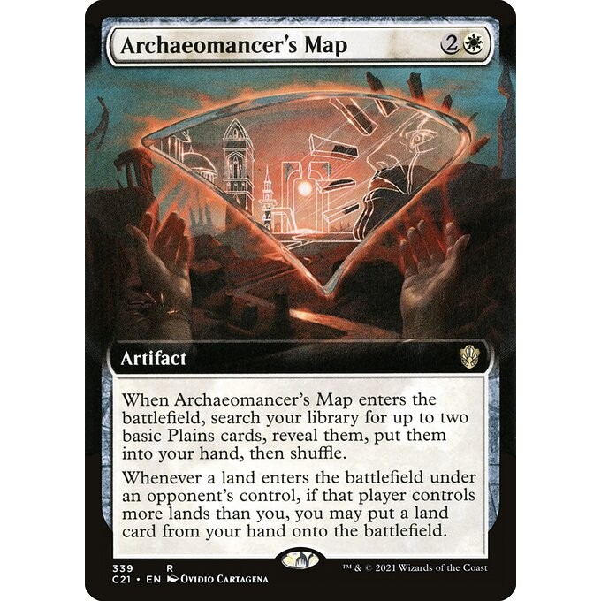 [Commander 2021] – [C21] – (R) – [Archaeomancer’s Map] – [2021]