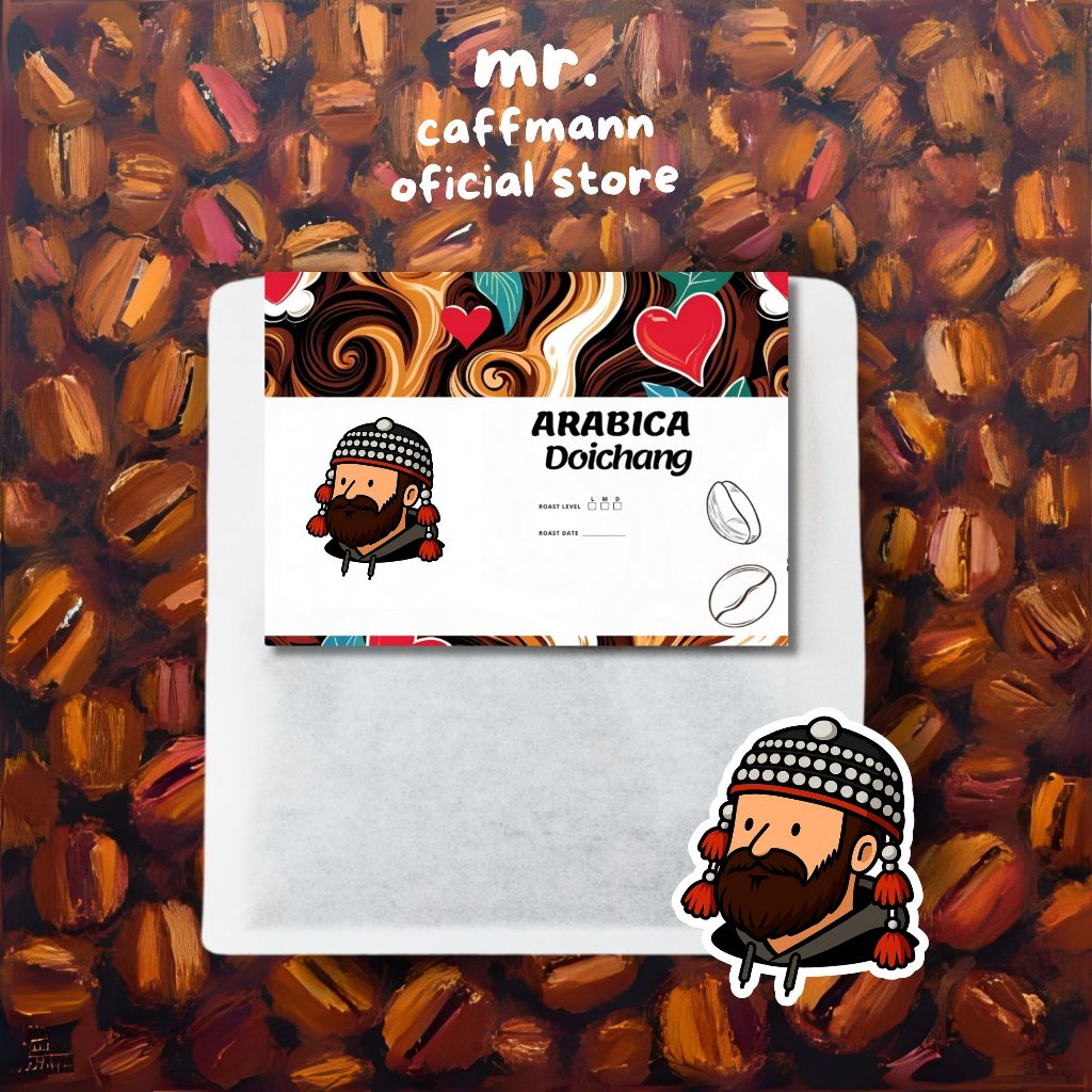 [ส่งฟรี / โปรเปิดร้าน] เมล็ดกาแฟดอยช้าง MR.CAFFMANN อราบิก้าดอยช้าง คั่วอ่อน-คั่วเข้ม