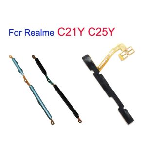 ปุ่มเปิดปิดเปิดปิด Flex และ Volume Up Down ปุ่ม Flex สําหรับ Realme C21Y C25Y