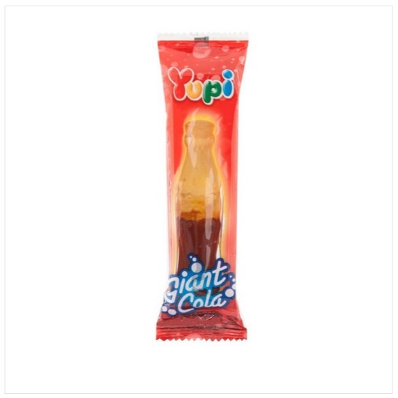 เยลลี่รูปขวดโคล่า ยูปี้ไจแอนท์โคล่า ขนาด28 กรัม